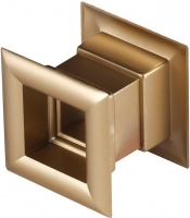 Квадратная дверная вентиляционная металлизированная решётка Awenta TD 14me