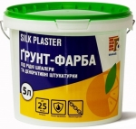 Грунт- краска с скарцевым песком Silk Plaster 5 л