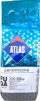 Керамическая затирка для плитки Atlas холодно - белая 200 / 2 кг.