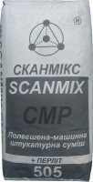 Облегчённая цементно-перлитовая машинная штукатурка Scanmix CMP 505 25кг