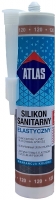 Эластичный санитарный цветной силиконовый герметик 120 тоффи Atlas 280 м.л.