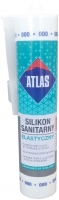 Эластичный санитарный прозрачный (000) силикон Atlas 280 мл