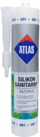 Санитарный белый силиконовый герметик Atlas Silton S - 001