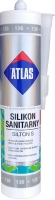 Санитарный цветной силикон Atlas Silton S - 136 серебристый