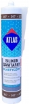 Эластичный санитарный цветной силиконовый герметик Atlas - 207 лате, 280 м.л. 