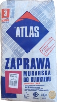 Смесь с минералами для кладки и затирки швов клинкера тёмно-серая 036 Atlas Zaprawa Klinkieru