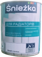 Белая акриловая эмаль для радиаторов 0,9 кг Sniezka