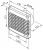 Бытовой вентилятор со встроенными жалюзи Венст 150 МА Л (подшипник)